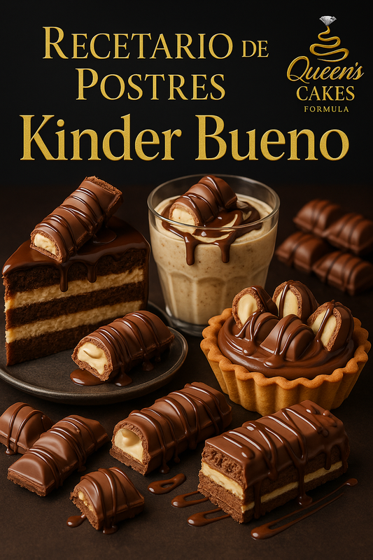 Recetario de Postres Kinder Bueno “NEW” (FAVOR LEER DESCRIPCIÓN)