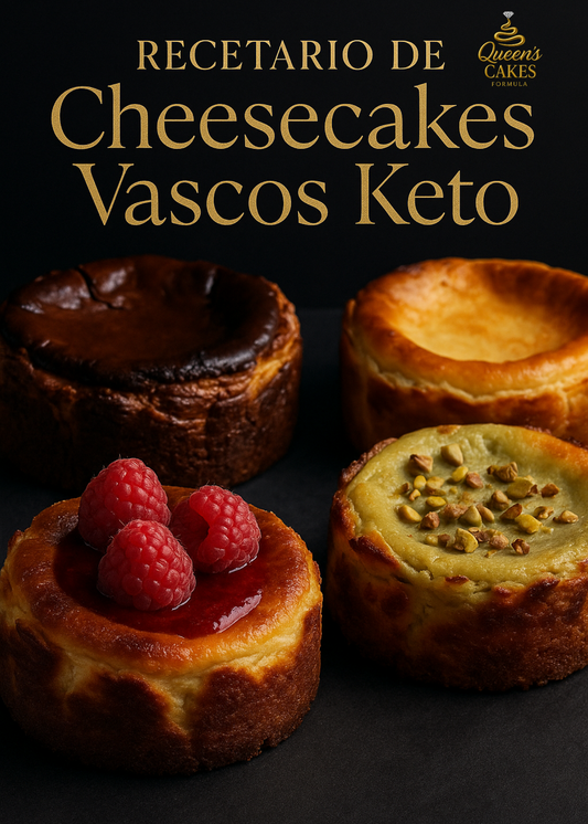 Recetario de Cheesecake Vasco Keto Vol.2 “NEW” (FAVOR LEER DESCRIPCIÓN)
