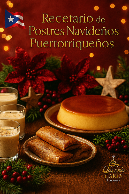 Recetario de Postres Navideños Puertorriqueños (FAVOR LEER LA DESCRIPCIÓN)