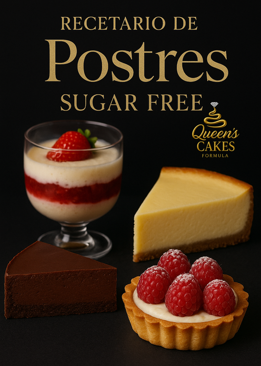 Recetario de Postres Sugar Free “NEW” (FAVOR LEER DESCRIPCIÓN)