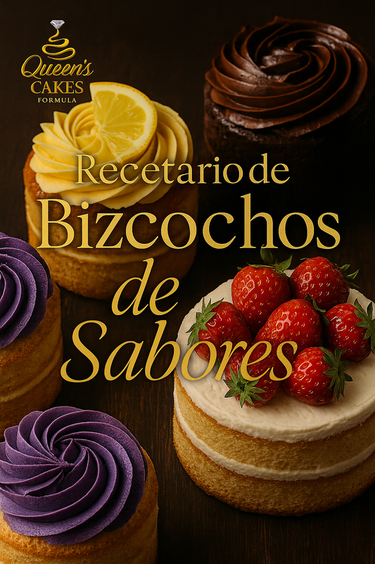 Recetario de Bizcochos de Sabores (FAVOR LEER DESCRIPCIÓN)