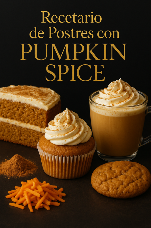 Recetario de Postres de Pumpkin Spice “NEW” (FAVOR LEER DESCRIPCIÓN)