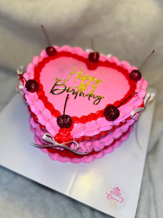Heart Vintage Cake