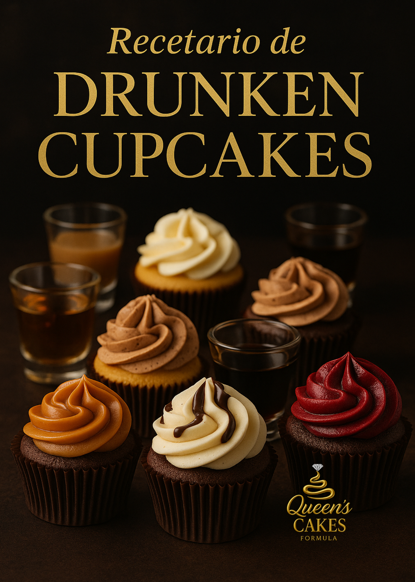 Recetario Drunken Cupcakes Exclusivo QCF (FAVOR LEER DESCRIPCIÓN)