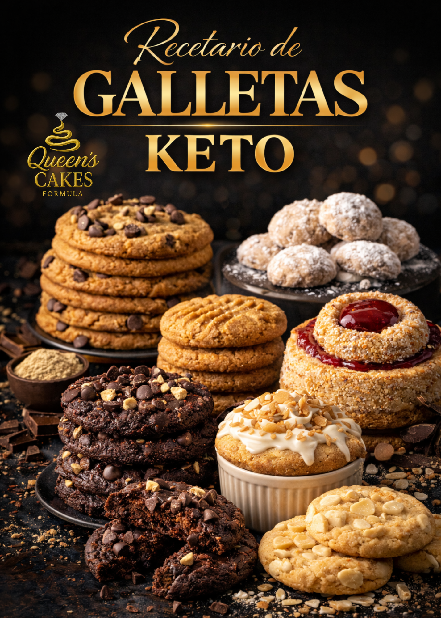 Recetario Galletas Keto Vol.2 (FAVOR LEER DESCRIPCIÓN)