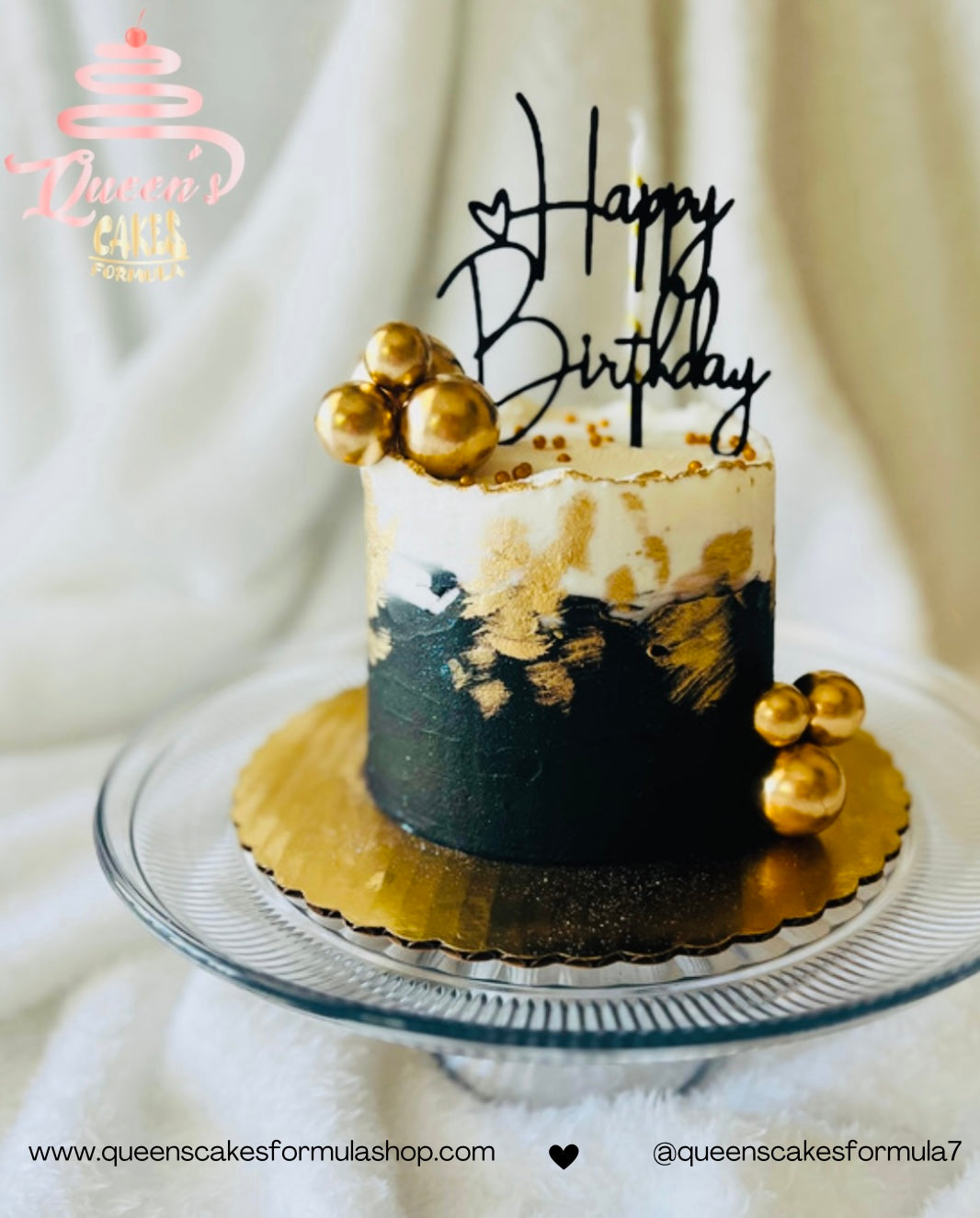 Midnight Crown Cake