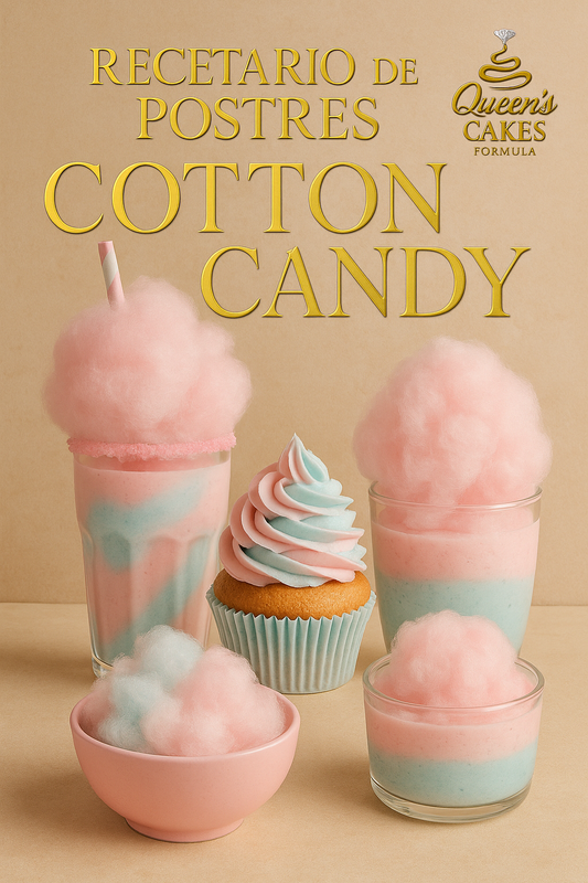 Recetario de Postres Cotton Candy “NEW” (FAVOR LEER DESCRIPCIÓN)