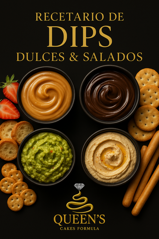 Recetario de Dips Dulces & Salados (FAVOR LEER LA DESCRIPCIÓN)