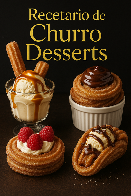 Recetario de Churro Desserts “NEW” (FAVOR LEER DESCRIPCIÓN)