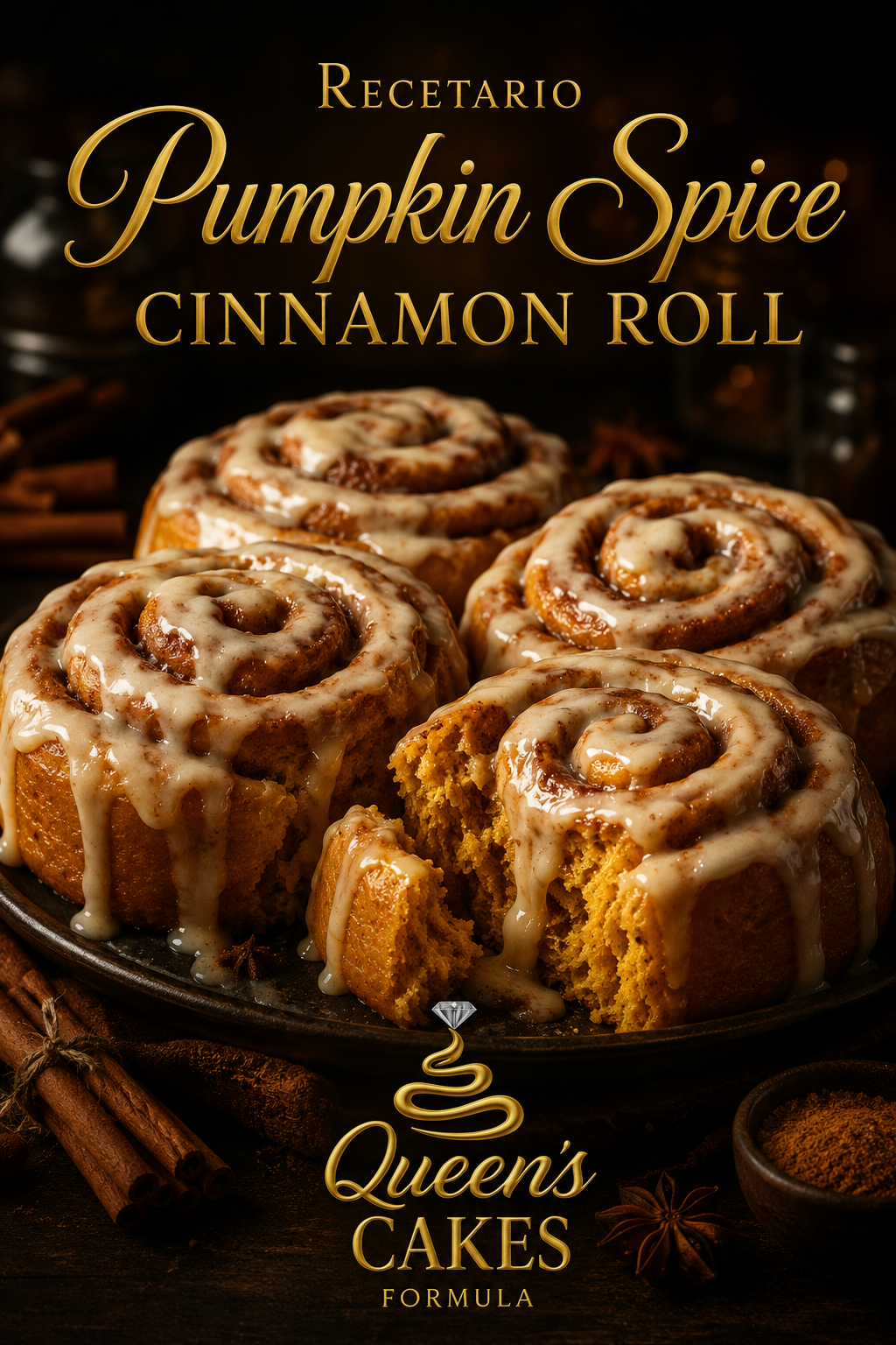 Recetario Pumpkin Spice Cinnamon Roll Vol.2 | Recetario Digital