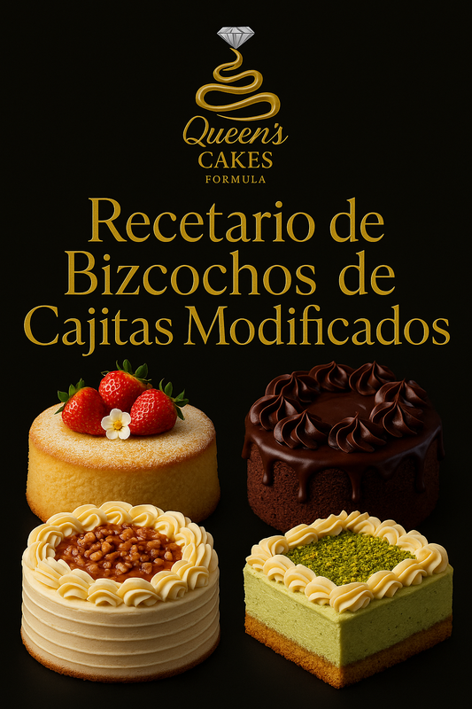 Recetario de Bizcochos de Cajitas Modificados (FAVOR LEER LA DESCRIPCIÓN)