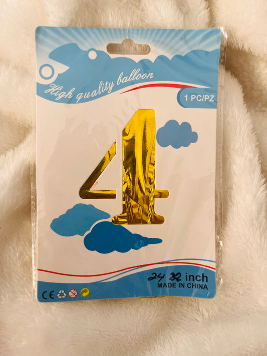 Number Ballon (# 4)