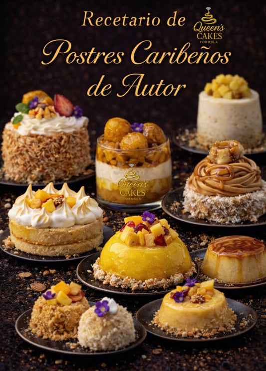 Recetario Postres Caribeños de Autor “NEW” (FAVOR LEER DESCRIPCIÓN)