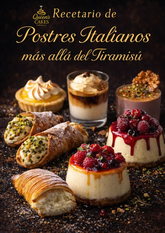 Recetario de Postres Italianos más allá del Tiramisú “NEW” (FAVOR LEER DESCRIPCIÓN)