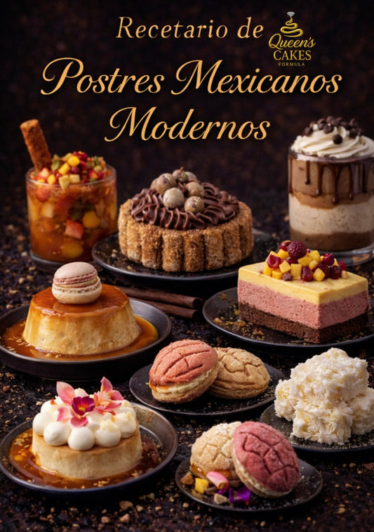 Recetario de Postres Mexicanos Modernos “NEW” (FAVOR LEER DESCRIPCIÓN)