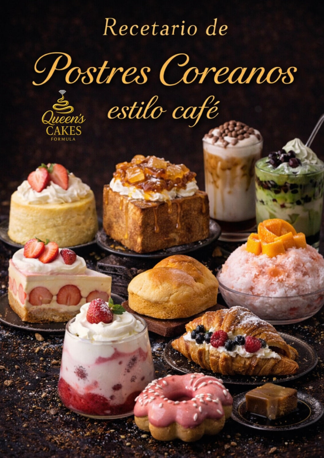 Recetario Postres Coreanos Estilo Cafe “NEW” (FAVOR LEER DESCRIPCIÓN)