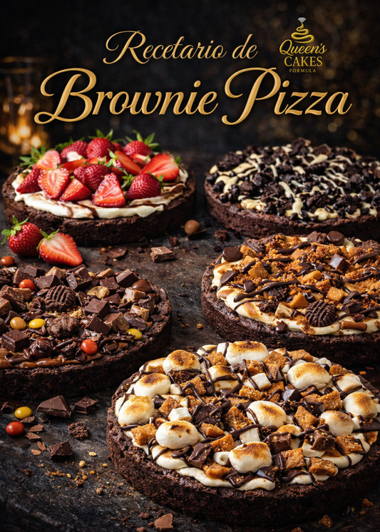 Recetario de Brownie Pizza Vol.2 “NEW” (FAVOR LEER DESCRIPCIÓN)