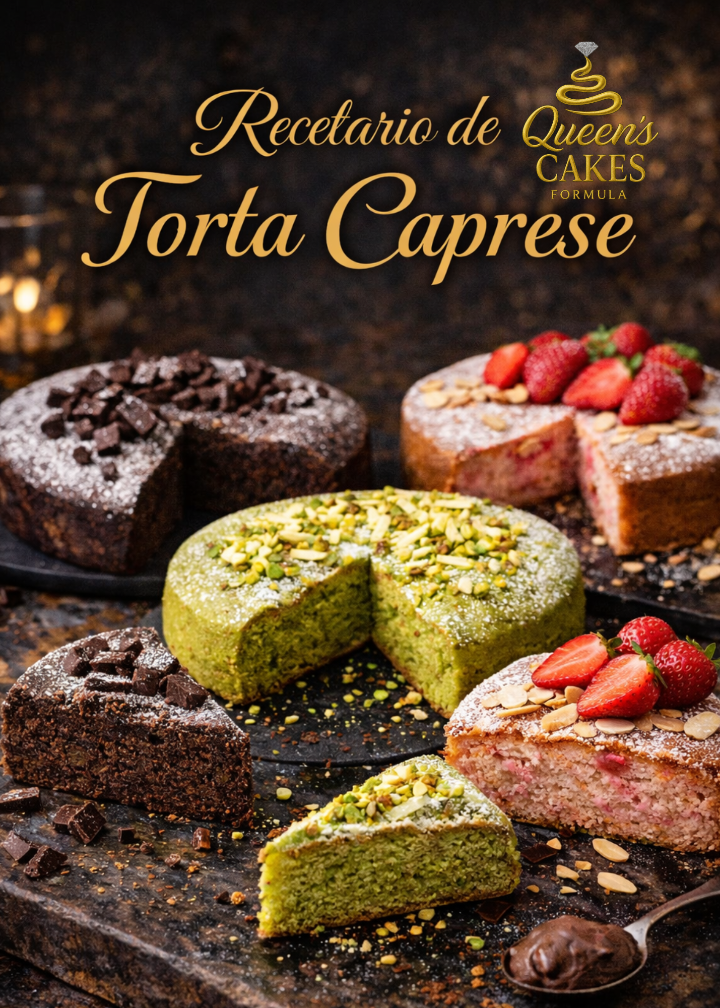 Recetario de Torta Caprese “NEW” (FAVOR LEER DESCRIPCIÓN)