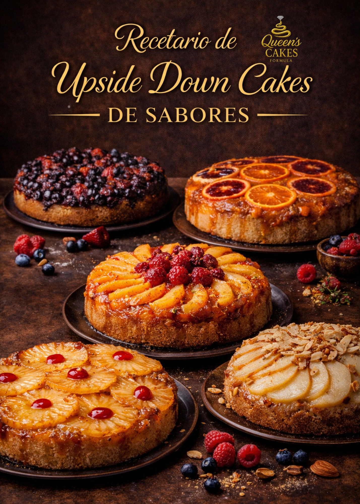 Recetario Upside Down Cakes de Sabores Vol.2 “NEW” (FAVOR LEER DESCRIPCIÓN)