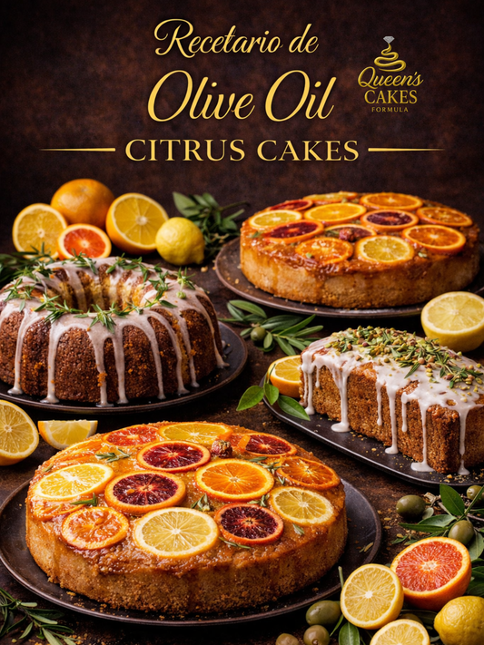 Recetario de Olive Oil Citrus Cakes Vol.2 “NEW” (FAVOR LEER DESCRIPCIÓN)