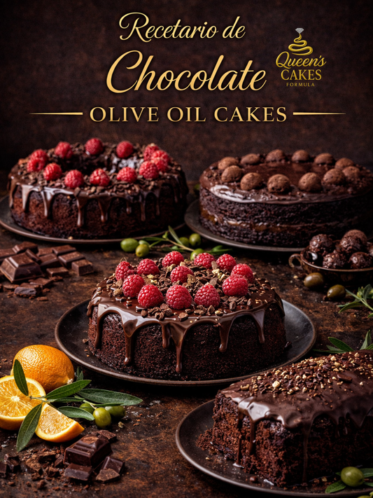 Recetario de Chocolate Olive Oil Cakes “NEW” (FAVOR LEER DESCRIPCIÓN)