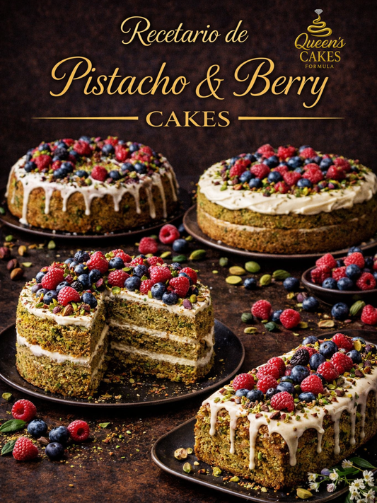 Recetario de Pistacho & Berry Cakes “NEW” (FAVOR LEER DESCRIPCIÓN)