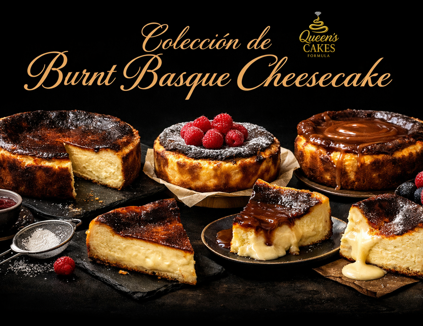 Colección Burnt Básquet Cheesecake “NEW” (FAVOR LEER DESCRIPCIÓN)