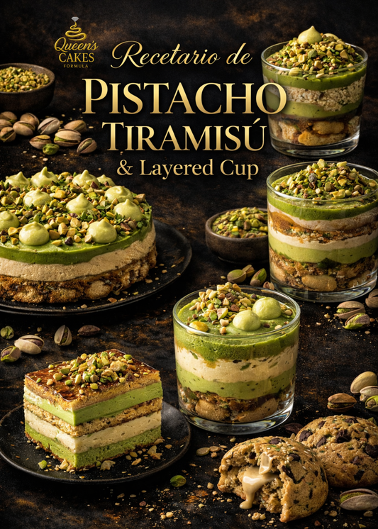 Recetario de Pistacho Tiramisú & Layered Cup “NEW” (FAVOR LEER DESCRIPCIÓN)