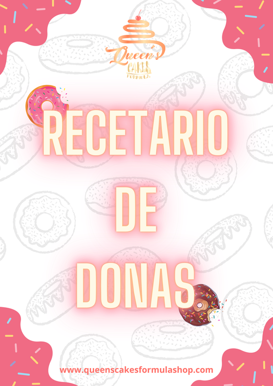 Recetario de Donas (FAVOR LEER LA DESCRIPCIÓN)