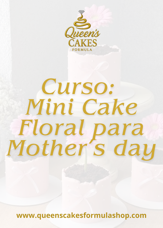 Curso: Mini Cake Floral para Mother’s Day 🌷