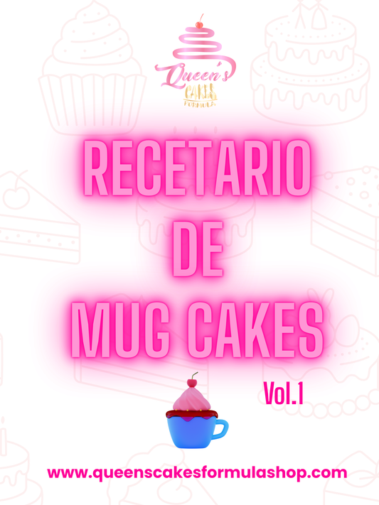 Recetario de Mug Cakes Vol.1 (FAVOR LEER DESCRIPCIÓN)