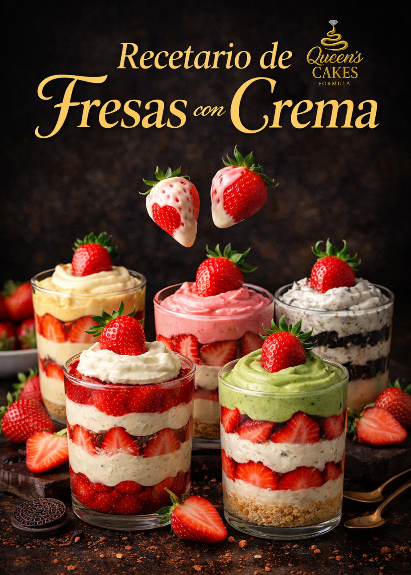 Recetario de Fresas con Crema Vol.2 “NEW” (FAVOR LEER DESCRIPCIÓN)