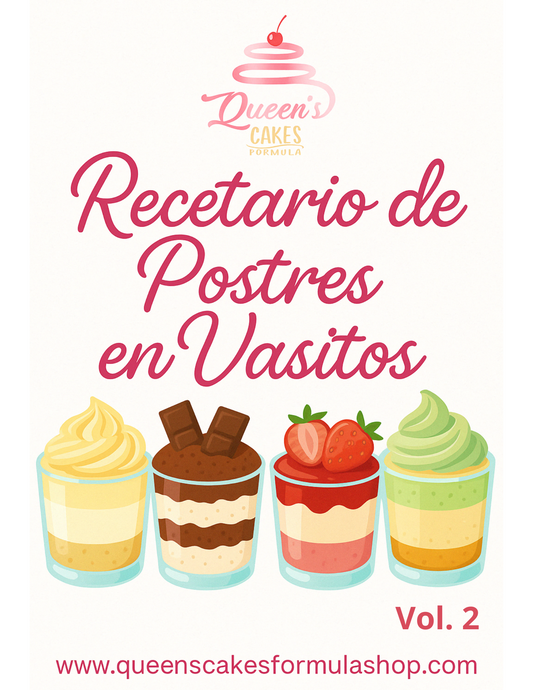 Recetario de Postres en Vasitos VOL.2 (FAVOR LEER LA DESCRIPCIÓN)