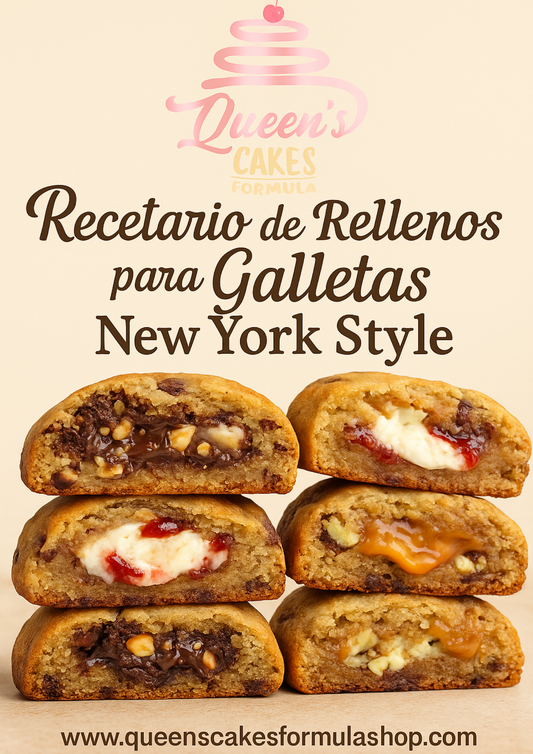 Recetario de Rellenos para Galletas NY Style (FAVOR LEER DESCRIPCIÓN)