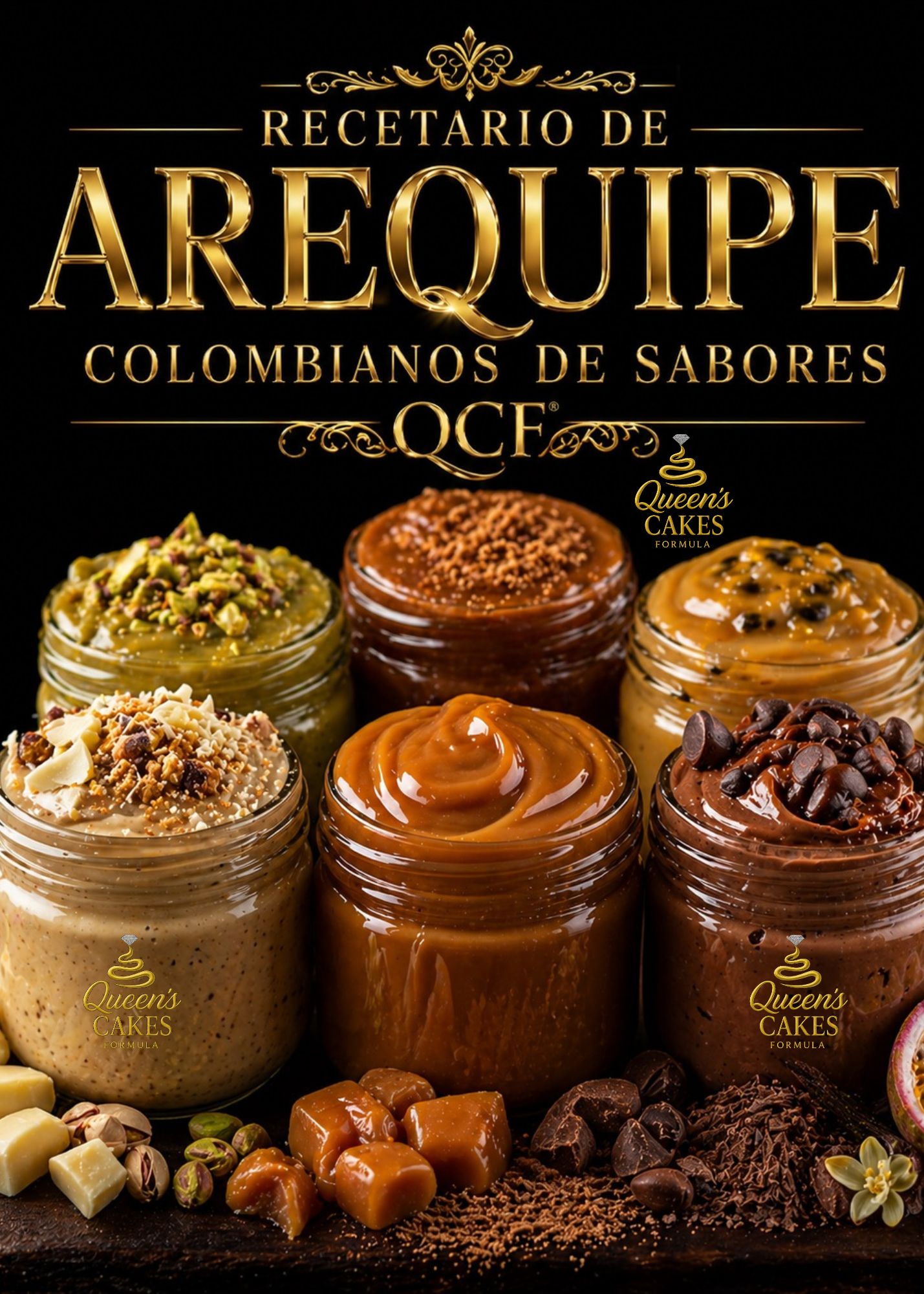 Recetario de Arequipe Colombianos de Sabores al estilo QCF Vol.2 “NEW” (FAVOR LEER DESCRIPCIÓN)