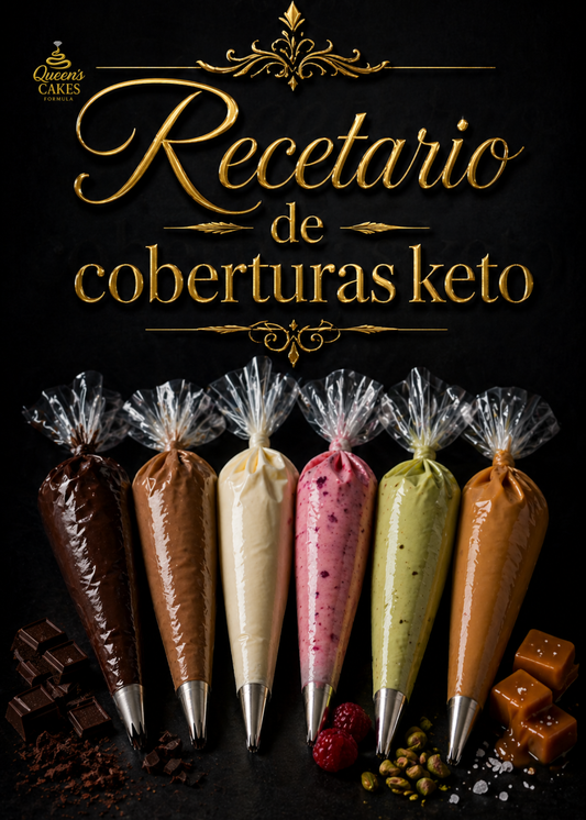 Recetario de Coberturas Keto Vol.2 (Frosting & Buttercream) “NEW” (FAVOR LEER DESCRIPCIÓN)