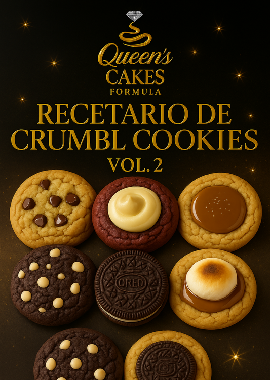Recetario Galletas “Crumbls Cookies” Vol.2 (FAVOR LEER LA DESCRIPCIÓN)