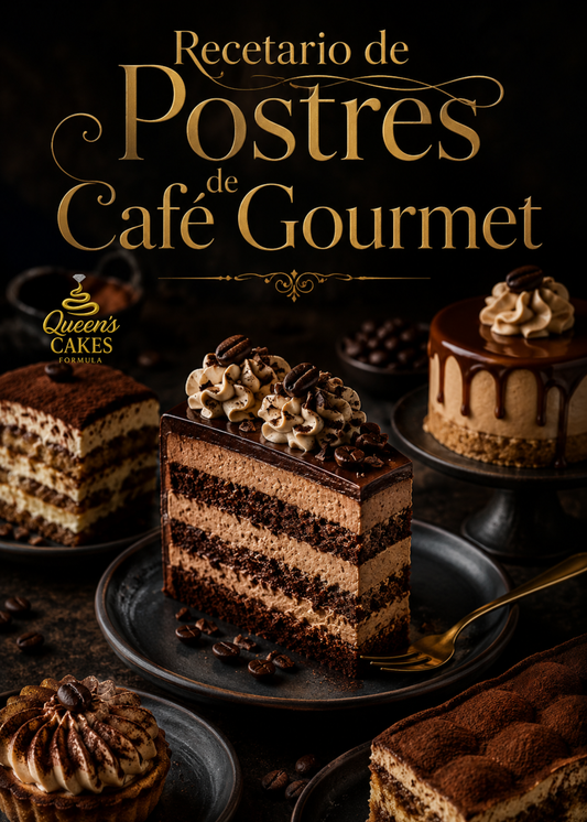 Recetario Postres de Café Gourmet Vol.2 “NEW” (FAVOR LEER DESCRIPCIÓN)