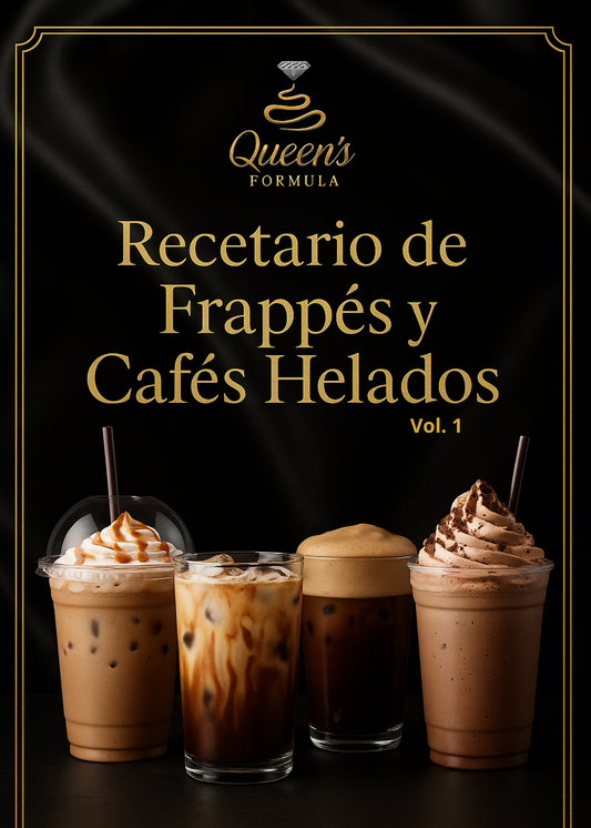 Recetario de Frappes & Cafés Helados Vol.1 (FAVOR LEER LA DESCRIPCIÓN)