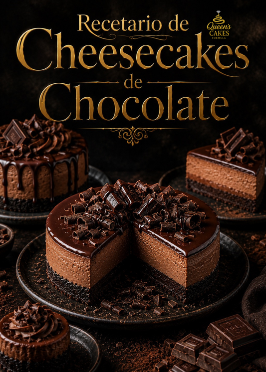 Recetario de Cheesecakes de Chocolate Vol.2 “NEW” (FAVOR LEER DESCRIPCIÓN)