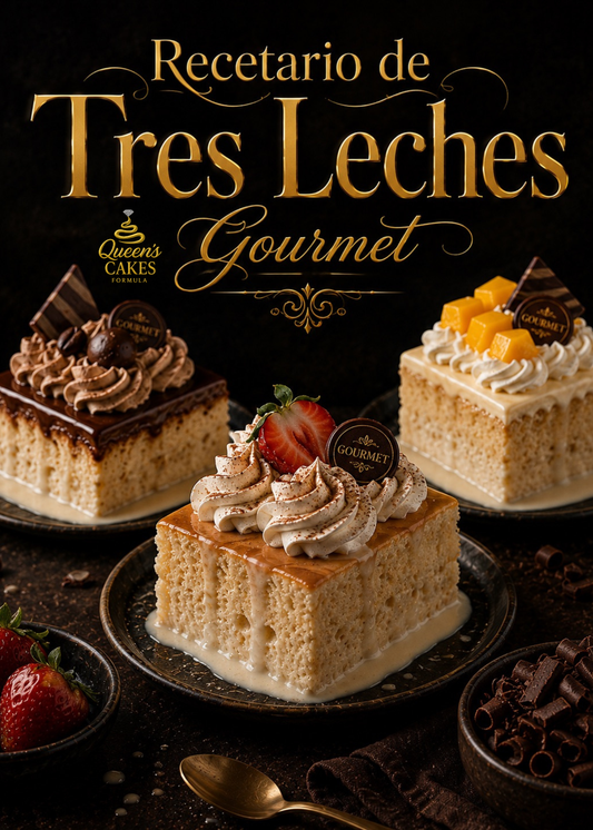 Recetario Tres Leches Gourmet Vol.2 “NEW” (FAVOR LEER DESCRIPCIÓN)