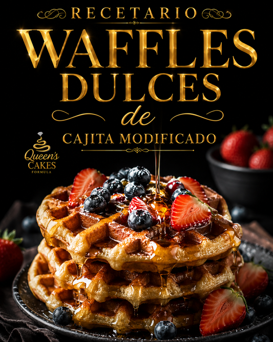 Recetario Waffles Dulces de Cajita Modificados Vol.2 “NEW” (FAVOR LEER DESCRIPCIÓN)