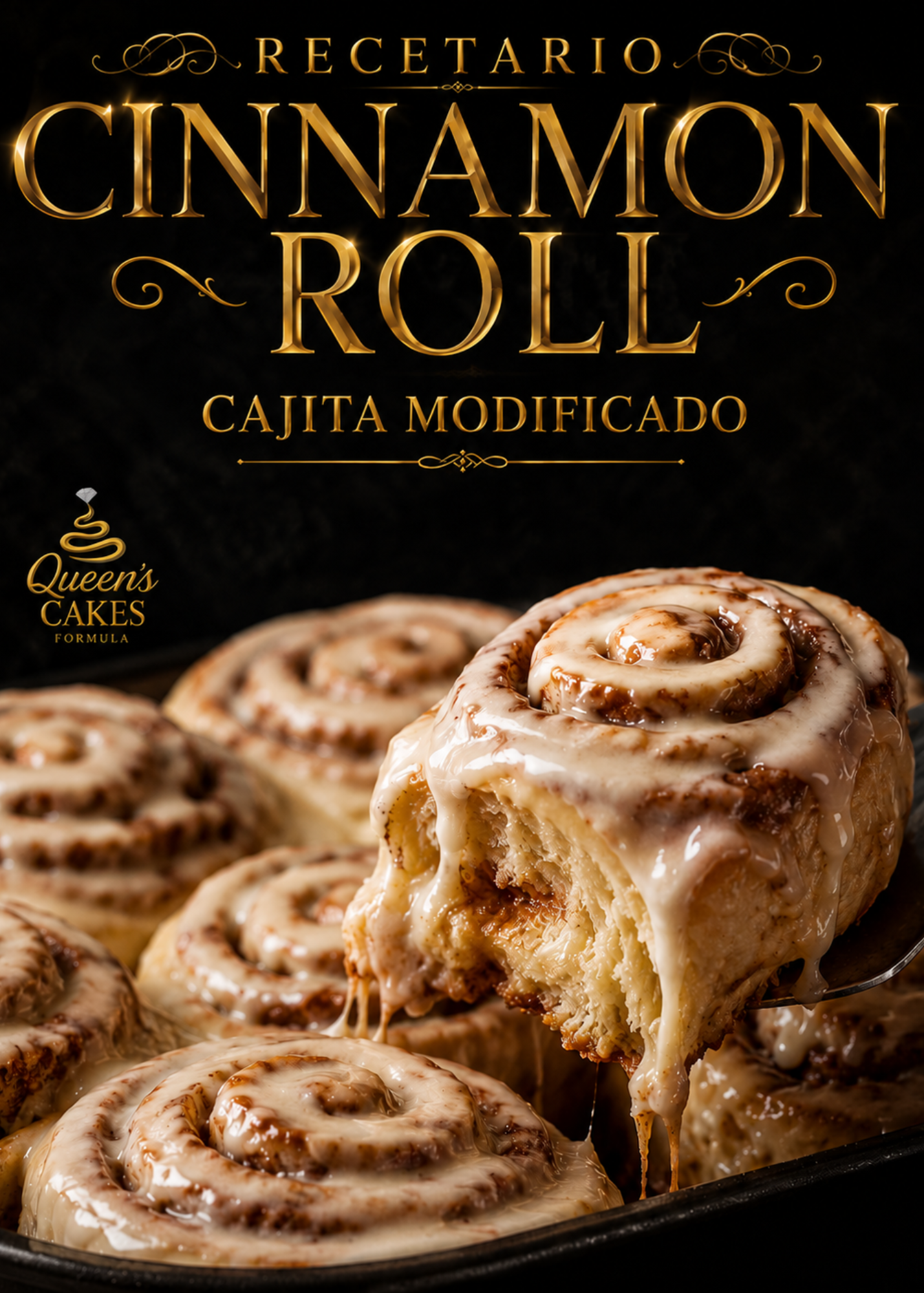 Recetario de Cinnamon Roll de Cajita Modificado “NEW” (FAVOR LEER DESCRIPCIÓN)