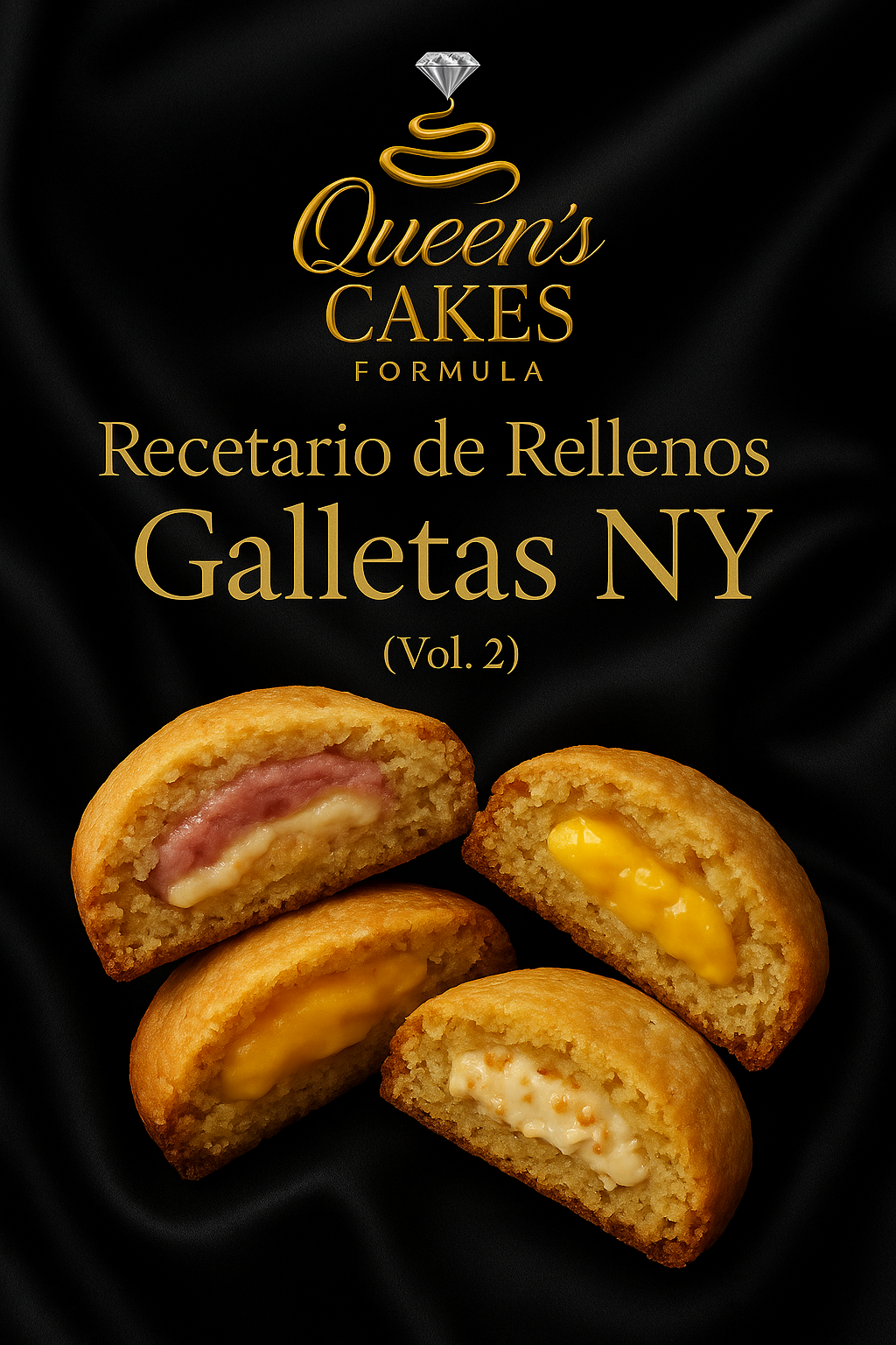 Recetario Rellenos para Galletas NY (Vol. 2) (FAVOR LEER LA DESCRIPCIÓN)