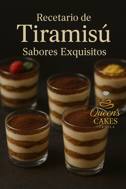 Recetario de Tiramisú de Sabores (FAVOR LEER LA DESCRIPCIÓN)