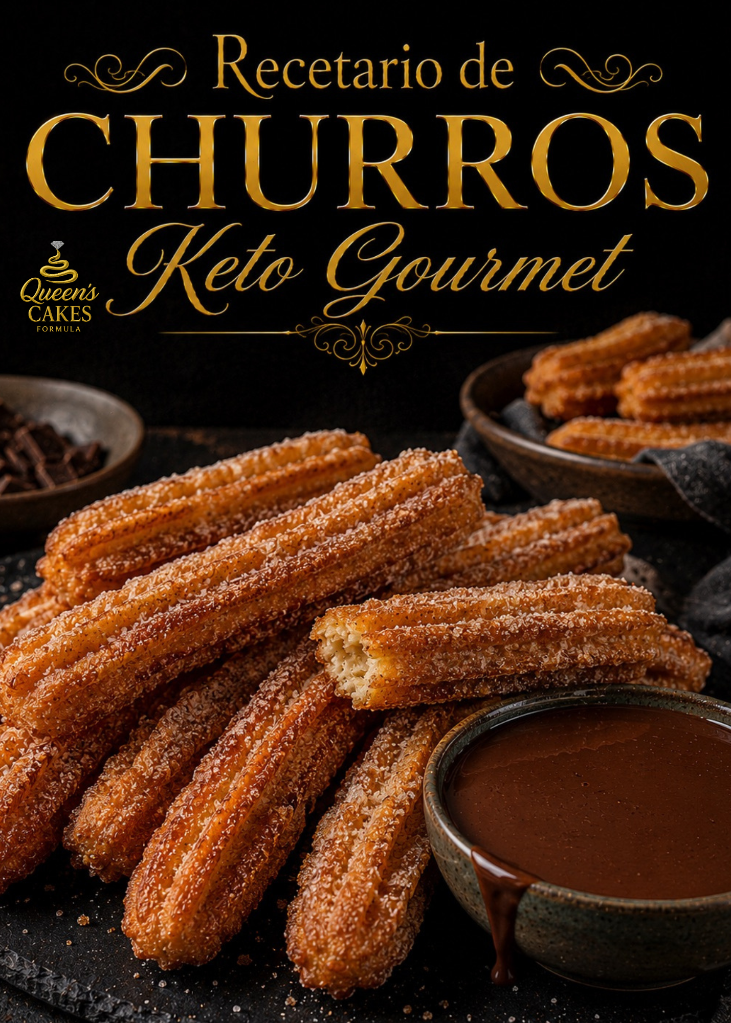 Recetario de Churros Keto Gourmet Vol.2 “NEW” (FAVOR LEER DESCRIPCIÓN)