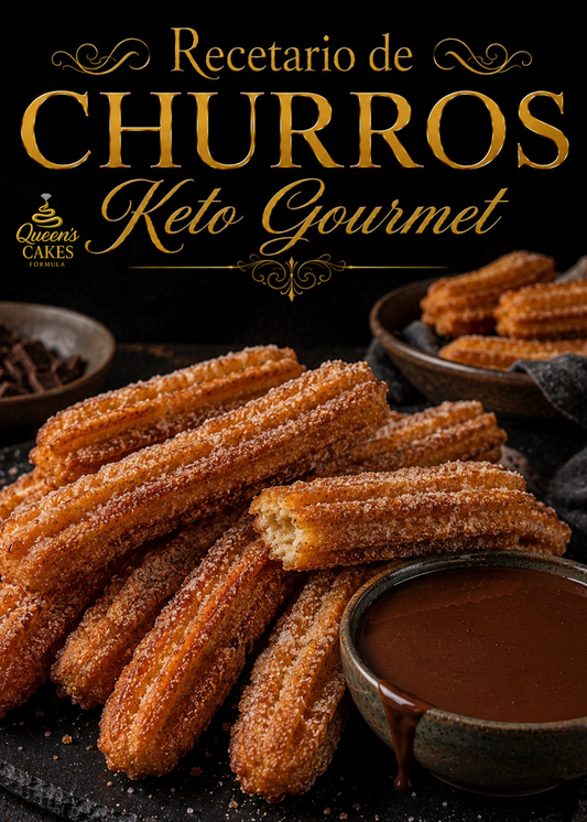 Recetario de Churros Keto Gourmet Vol.2 “NEW” (FAVOR LEER DESCRIPCIÓN)