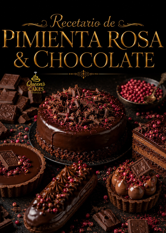 Recetario de Pimienta Rosa & Chocolate “NEW” (FAVOR LEER DESCRIPCIÓN)
