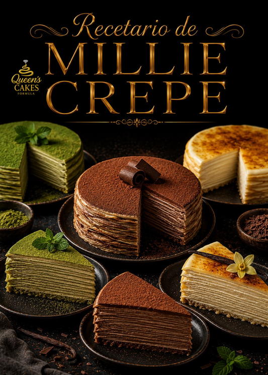 Recetario Millie Crepe Vol.2 “NEW” (FAVOR LEER DESCRIPCIÓN)