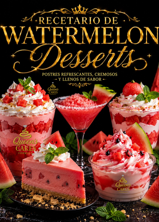Recetario Watermelon Desserts Vol.2 “NEW” (FAVOR LEER DESCRIPCIÓN)
